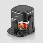 Load image into Gallery viewer, Porodo Lifestyle Dual Design Air Fryer & Grill - PD-LFST022-BK