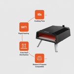 Load image into Gallery viewer, Porodo Lifestyle Pizza Outdoor Oven PD-LFST069